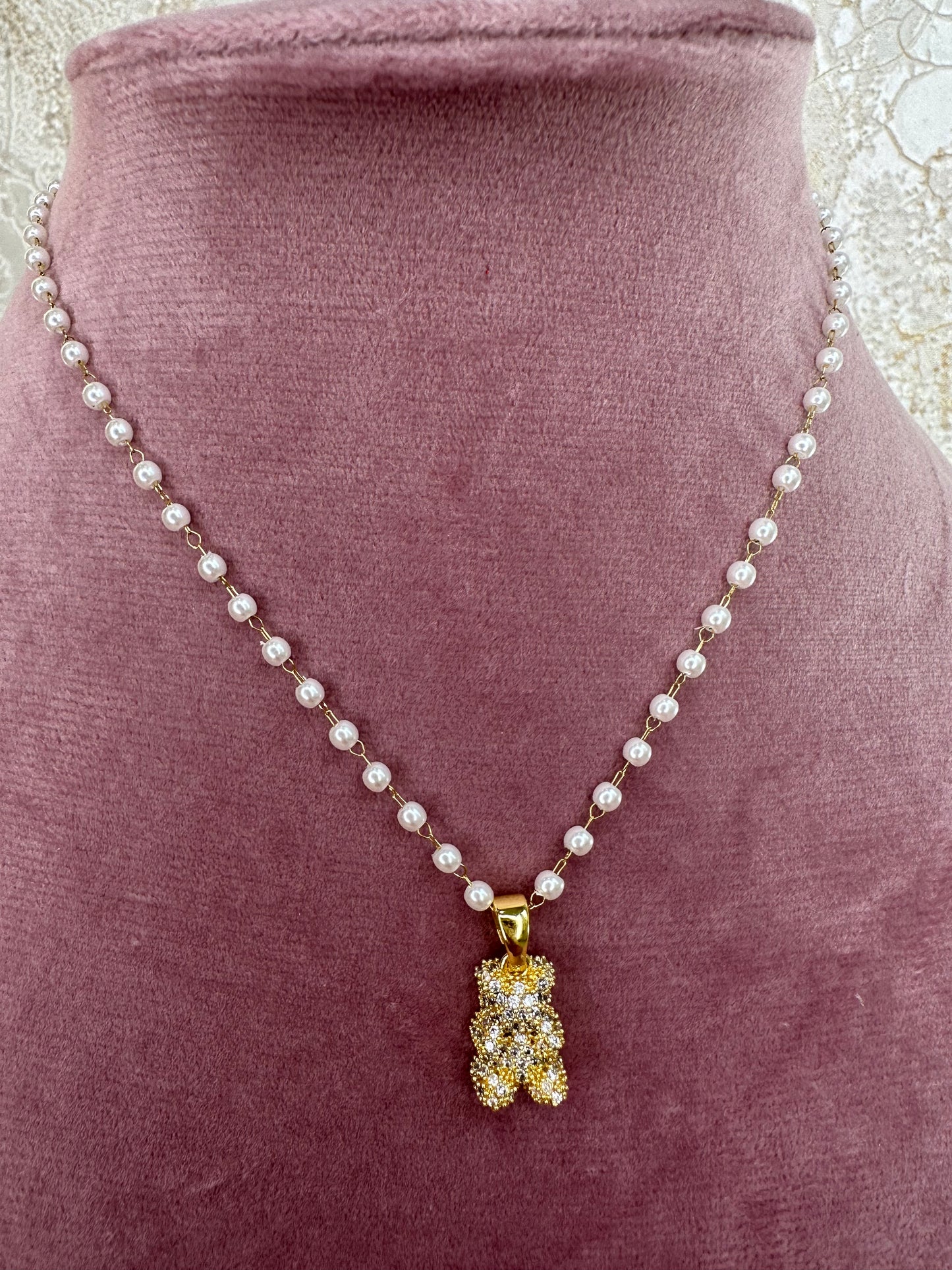 Collana Tedy con perle